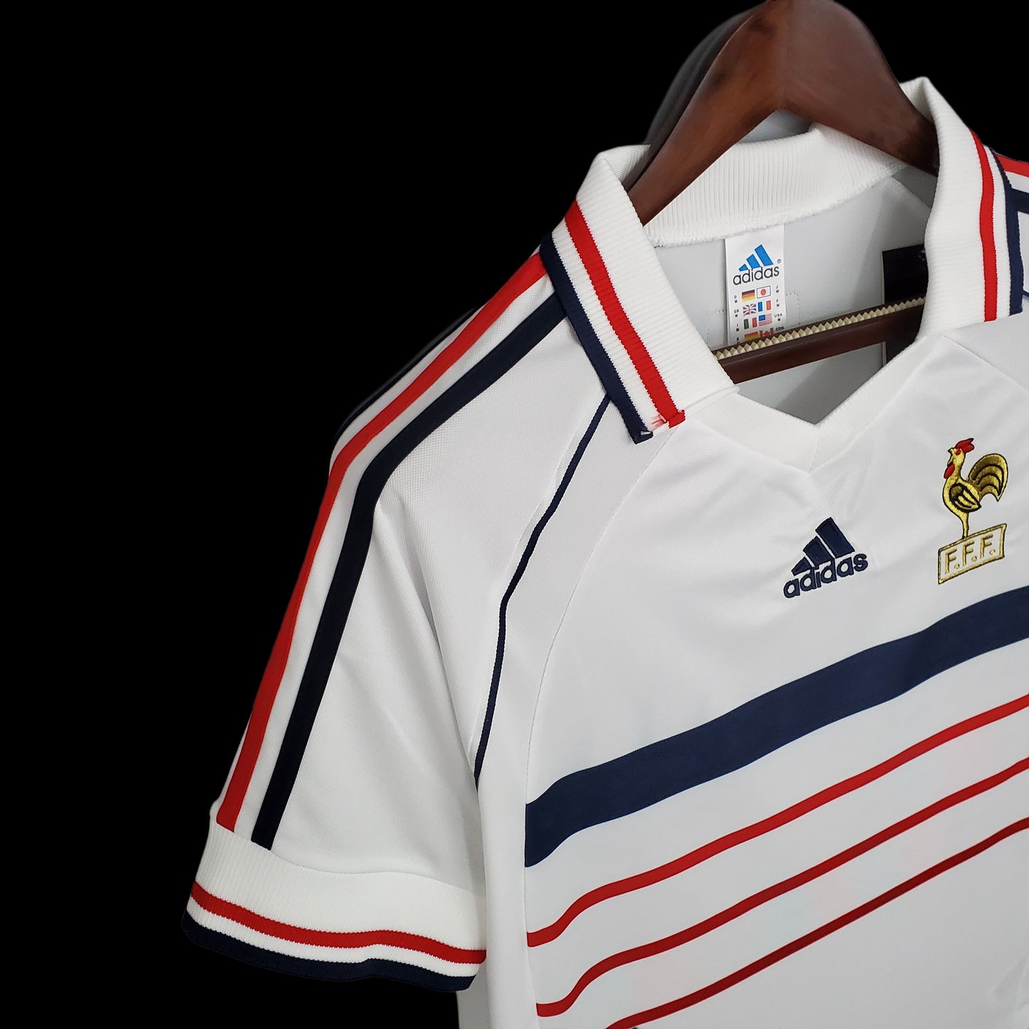 Francia Visitante 98 Retro Jersey Réplica Premium