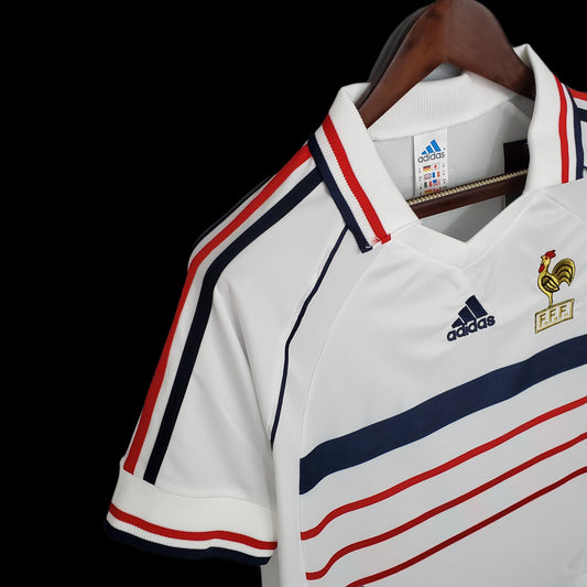 Francia Visitante 98 Retro Jersey Réplica Premium