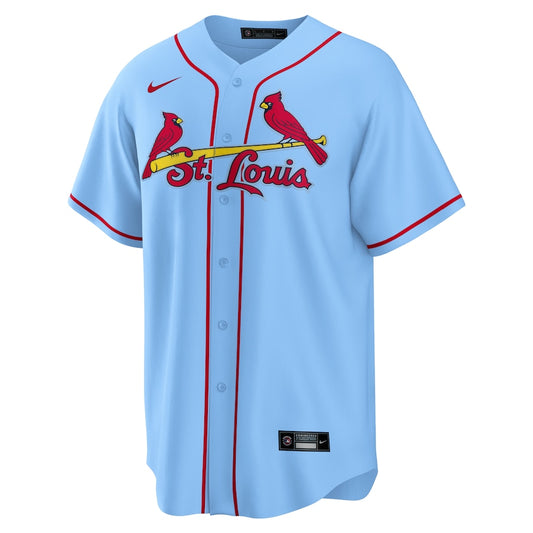 St. Louis Cardinals Jersey Réplica Premium Azul Cielo