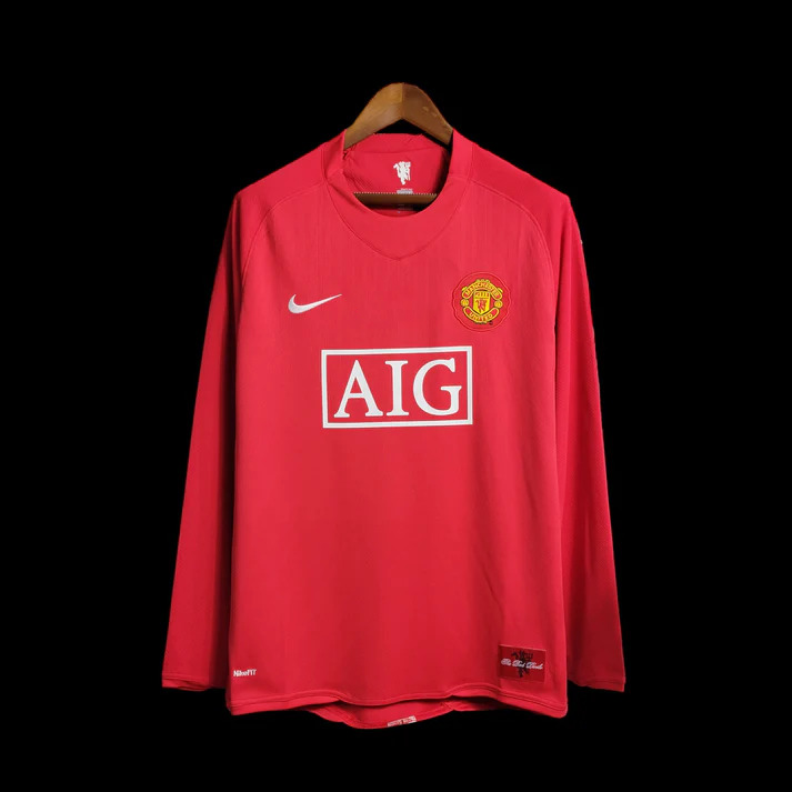 Manchester United Local 07-08 Retro Jersey Réplica Premium