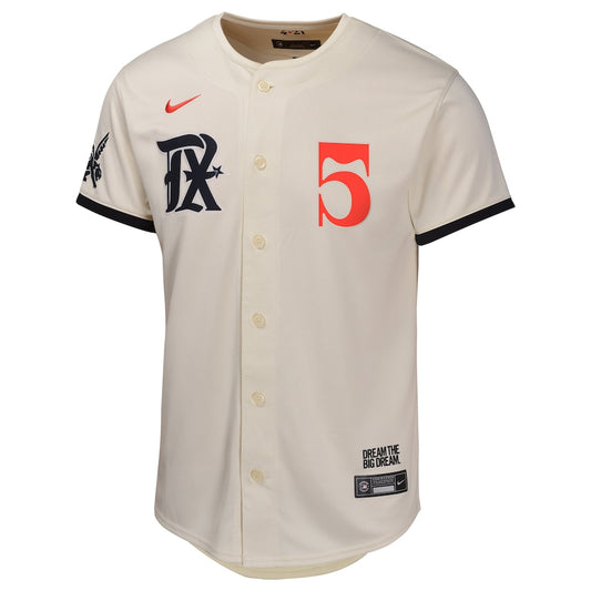 Texas Rangers Jersey Réplica Premium Beige