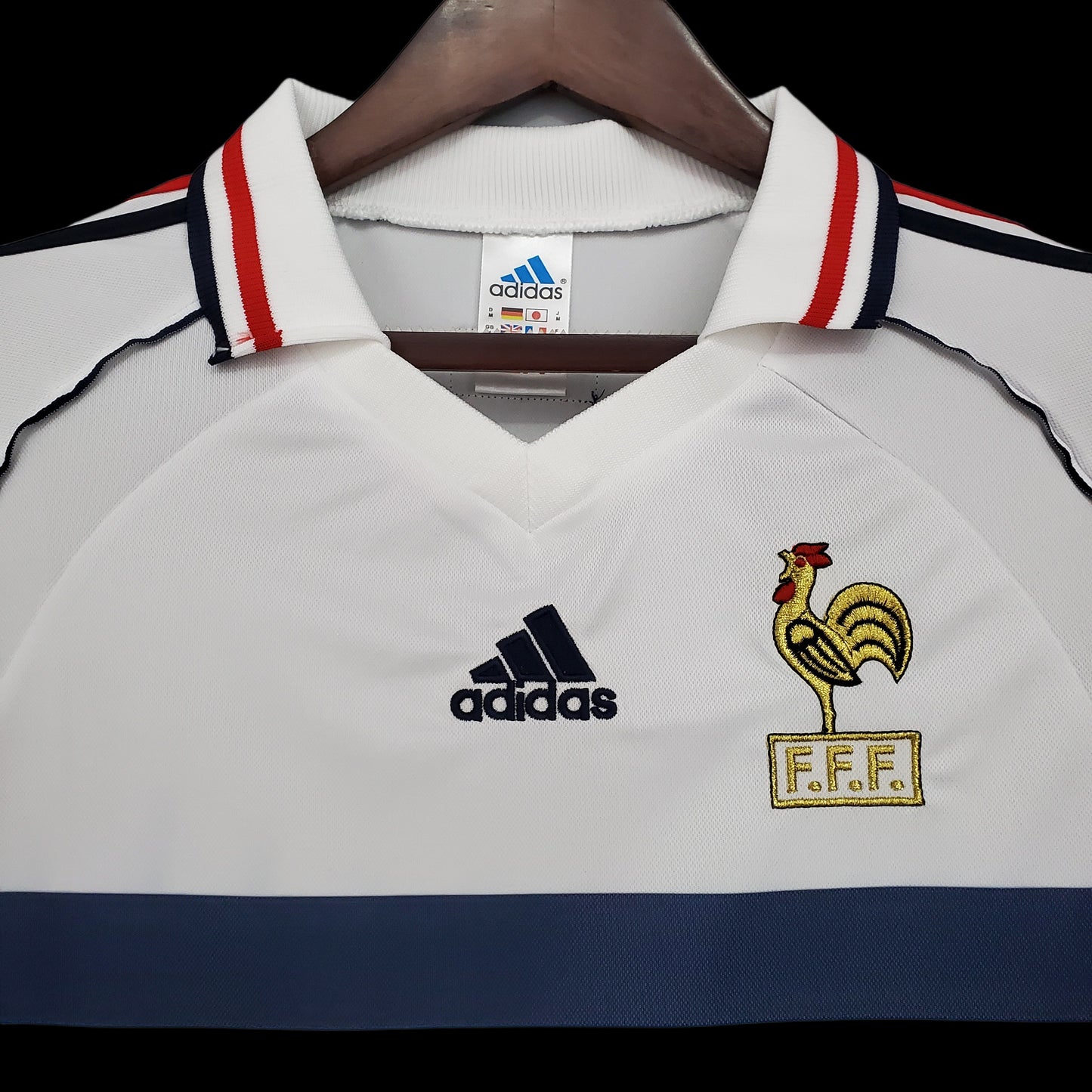 Francia Visitante 98 Retro Jersey Réplica Premium