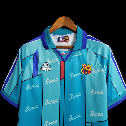 FC Barcelona Visitante 96-97 Retro Jersey Réplica Premium