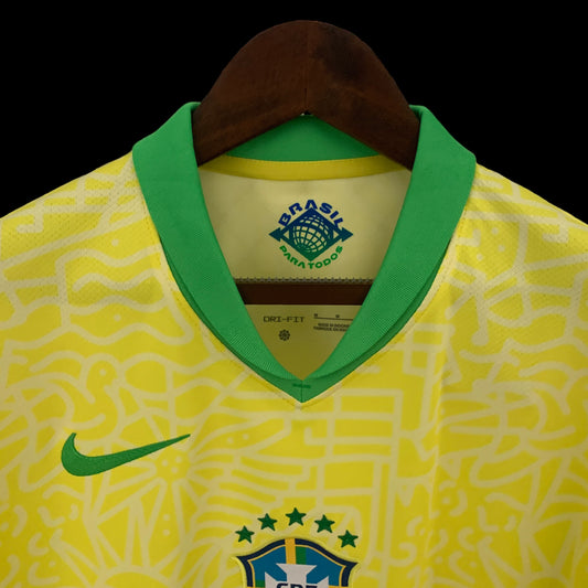 Brasil Local 24/25 Jersey Réplica Premium Versión Fan