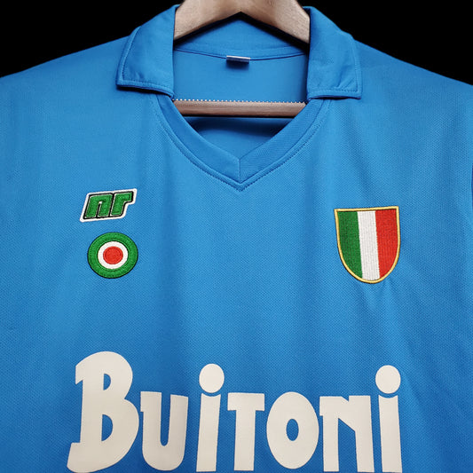 Napoli Local 87-88 Retro Jersey Réplica Premium