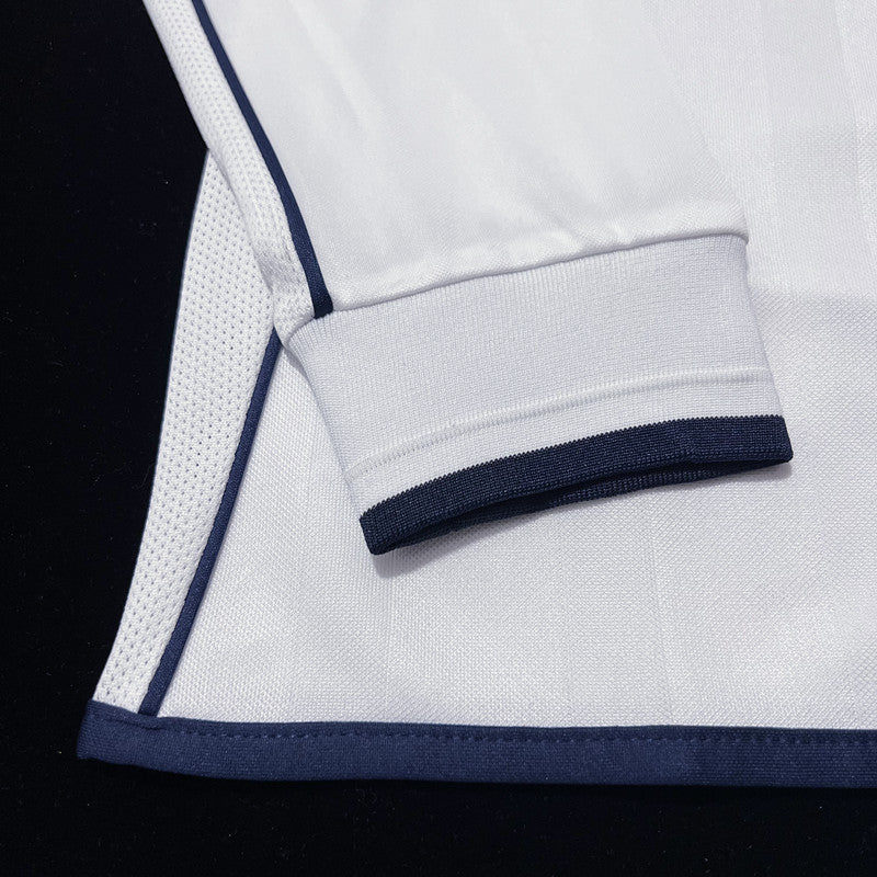 England Home 02 Retro Jersey Premium Replica Long Sleeve
