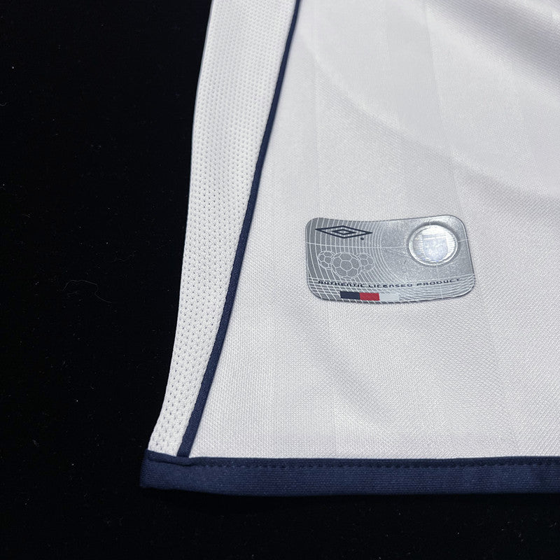 England Home 02 Retro Jersey Premium Replica Long Sleeve