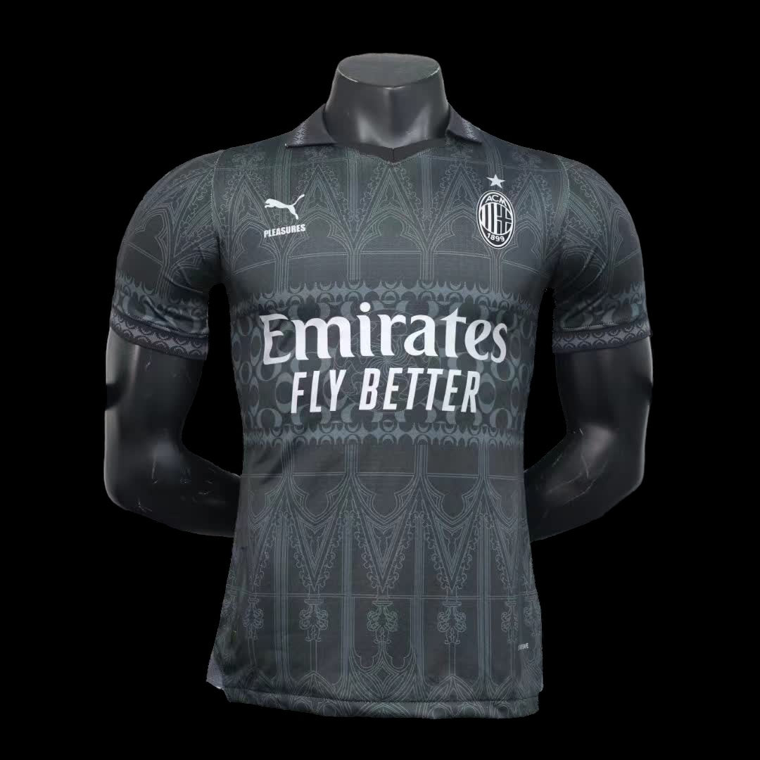 AC Milan X Pleasures Dark Version Jersey Réplica Premium