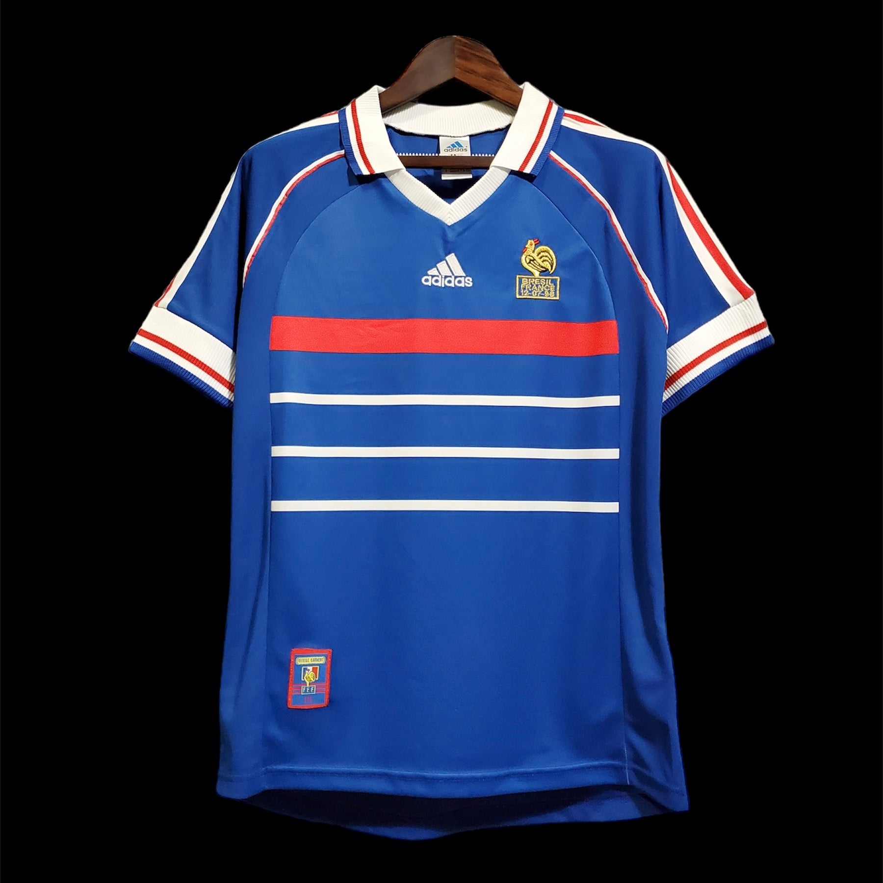 1998 Retro France deals Home Football Shirt