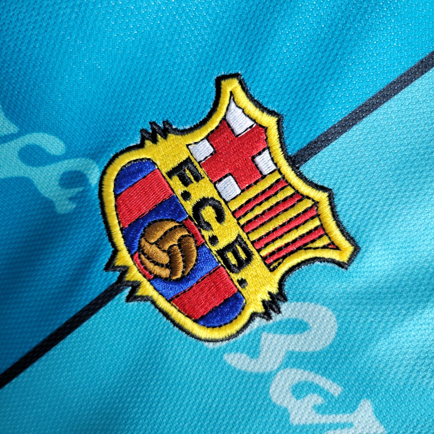 FC Barcelona Visitante 96-97 Retro Jersey Réplica Premium