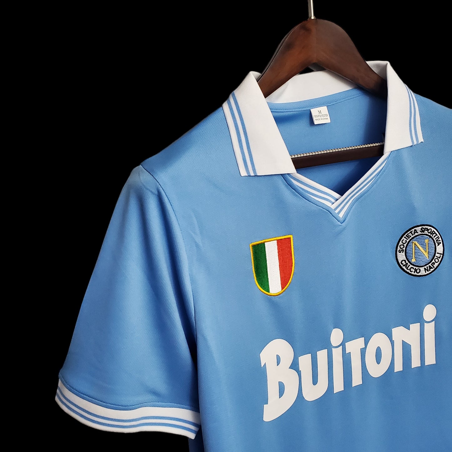 Napoli Local 86-87 Retro Jersey Réplica Premium