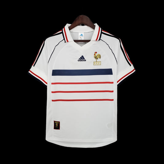 France Away 98 Retro Premium Replica Jersey 