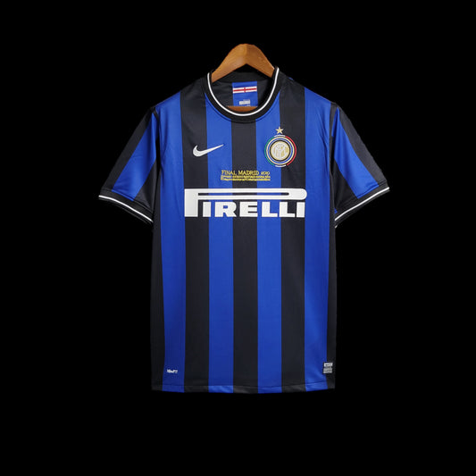 Inter Milan Local 09-10  Retro Jersey Réplica Premium Versión UCL