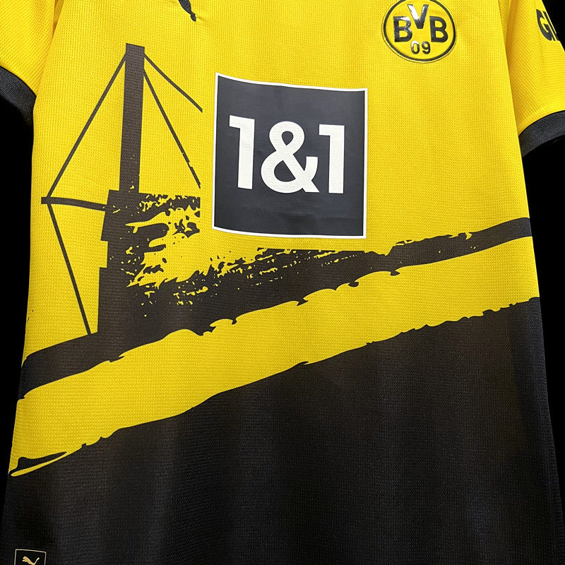 Borussia Dortmund 23-24 Local Jersey Réplica Premium Versión Fan